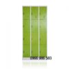 Tủ locker 12 cánh màu xanh 4 07-lk 12 xanh thẳng