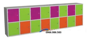 30-Tủ tư trang mầm non 16 ô