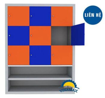 Tủ sắt có khay để giày dép