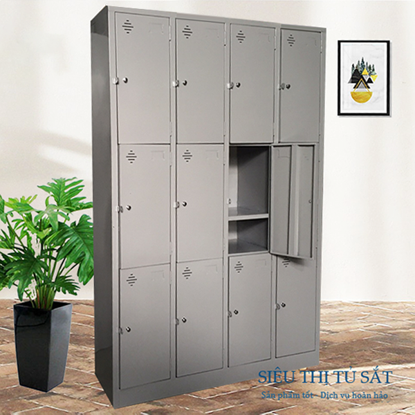 Tủ Sắt 12 Ngăn Thêm Khay 1 63-tu-sat-12-ngan-them-khay