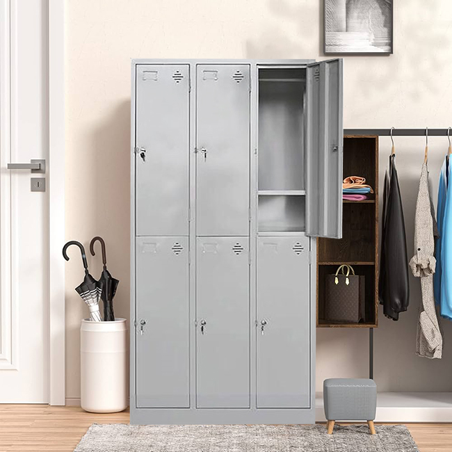 Tủ sắt locker thêm khay 3 6qa