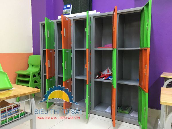 Cung ứng tủ sắt mầm non cho trường Đa Trí Tuệ Mis 3 Cung ứng tủ sắt mầm non cho trường Đa Trí Tuệ Mis 3