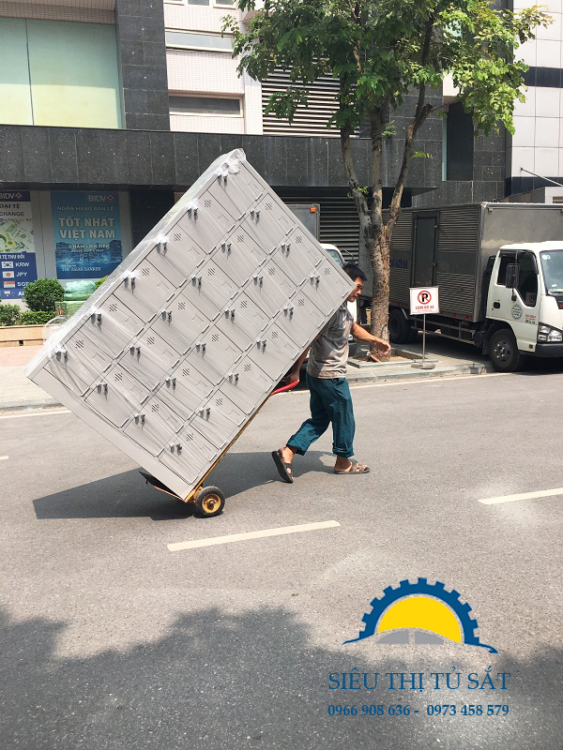 Nhận đơn hàng gửi xe hai loại tủ sắt đến thành phố Hưng Yên 1