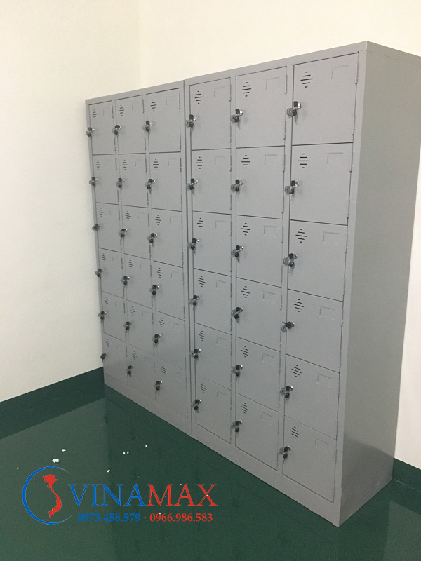 Phân phối 2 tủ sắt locker 18 ngăn tại Lạng Giang, Bắc Giang1