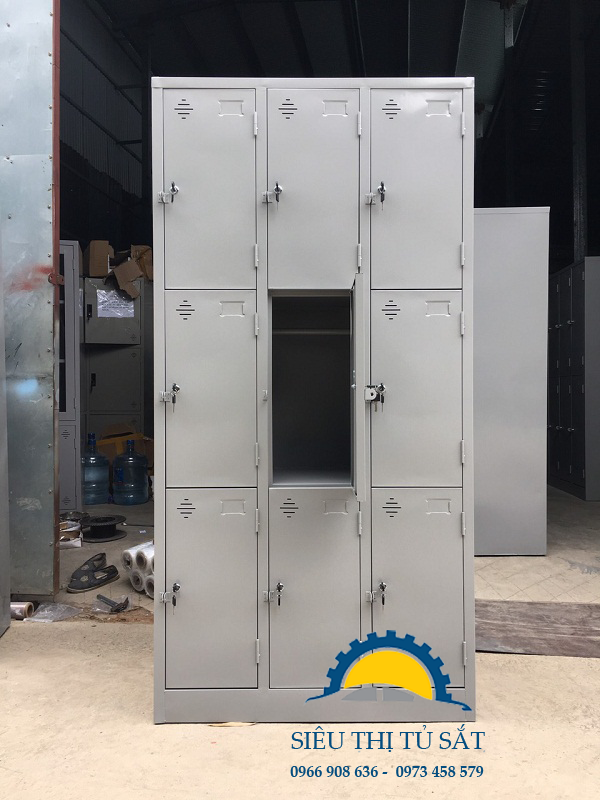 Phân phối tủ sắt 9 ngăn thêm đợt treo quần áo tại KCN Như Quỳnh, Hưng Yên 3