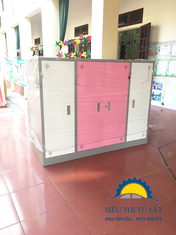 Tủ sắt mầm non chăn chiếu phân phối tại Vĩnh Phúc 3