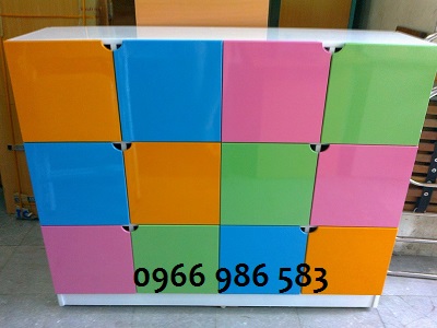 tủ sắt mầm non 12 ngăn