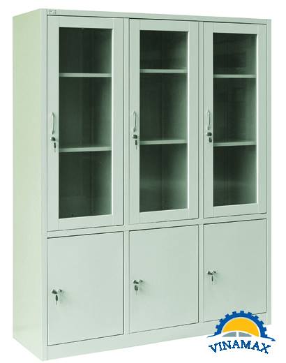 Tủ hồ sơ 3 buồng cánh kính 4 tu ho so 3 buong canh kinh 2 img
