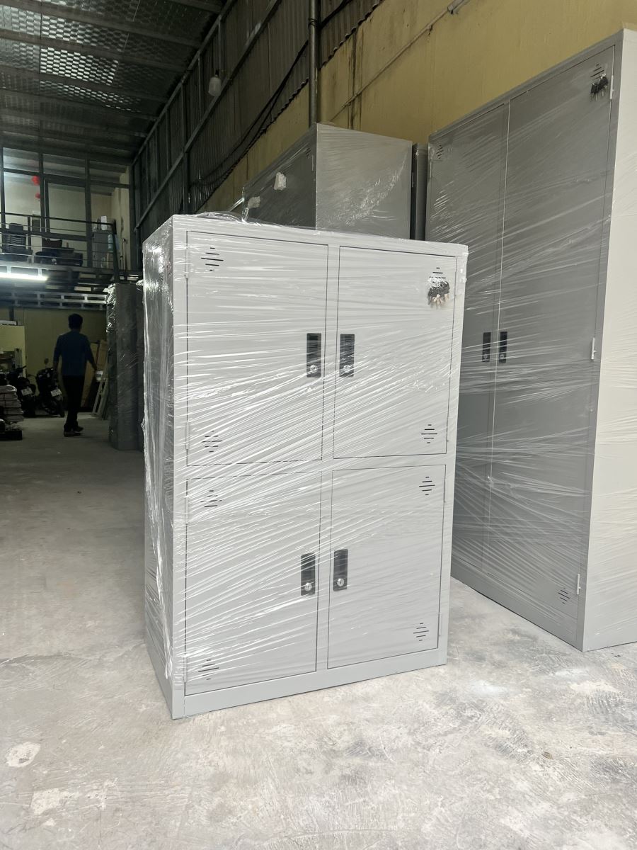 Cung ứng tủ hồ sơ 4 ngăn cho khách hàng với số lượng 10 tủ 1 tu ho so 4 ngan img
