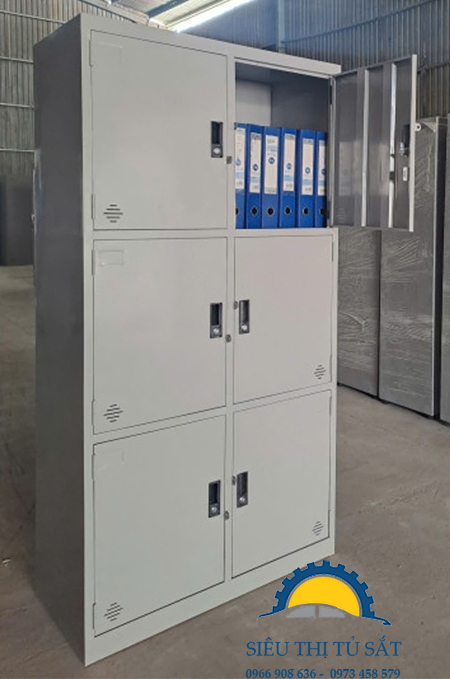 Tủ sắt hồ sơ 6 cánh giá rẻ tại Hà Nội