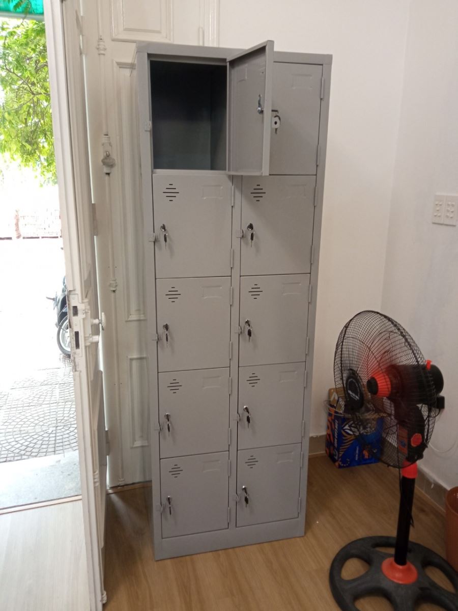 Mẫu tủ locker 10 ngăn phân phối tại Bắc Từ Liêm, Hà Nội 1 tu locker 10 ngan2 img