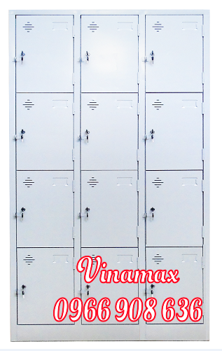 Tủ sắt để đồ 12 ngăn thêm khay 3 tủ sắt 12 ngăn thêm khay