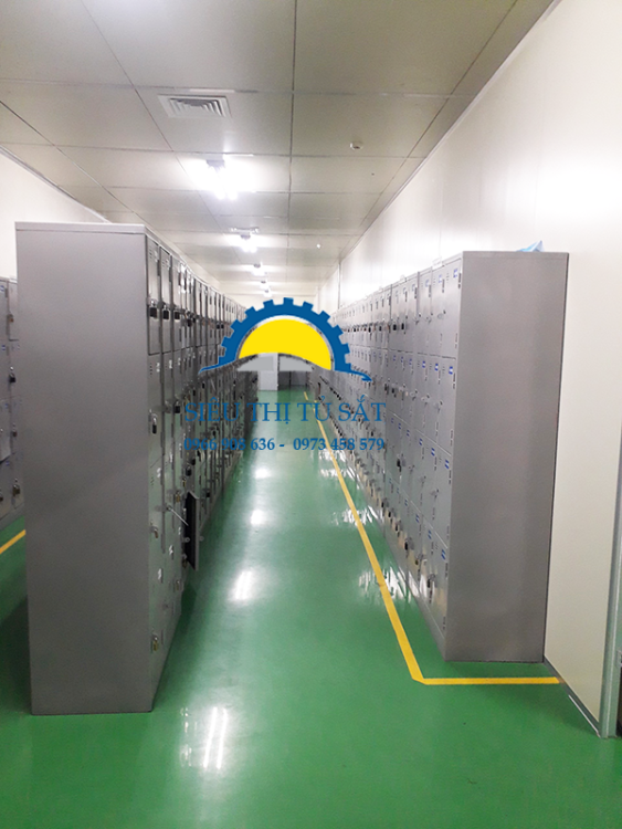 Tủ locker 12 ngăn phân phối tại KCN Đông Thọ  Bắc Ninh 1