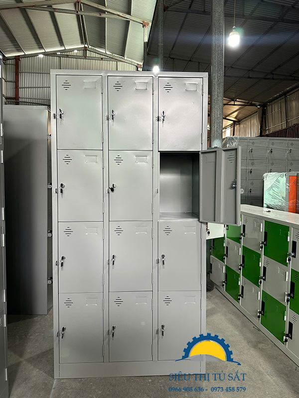 tủ sắt 12 ô