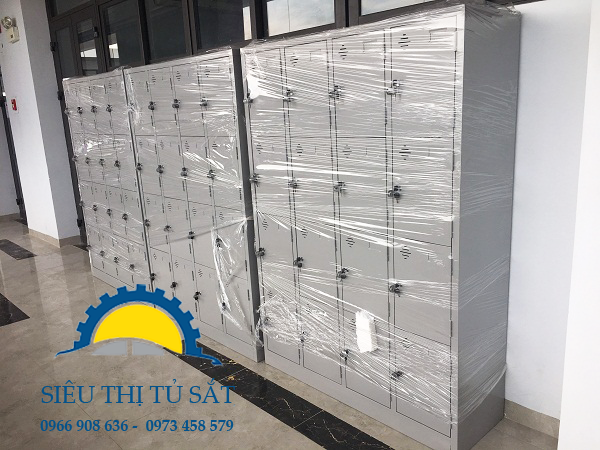 Cung cấp tủ locker 16 ngăn tại trường THCS Chu Văn An, Thụy Khuê, Tây Hồ, Hà Nội