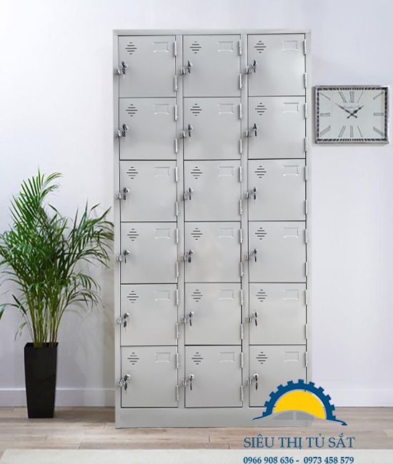 Tủ sắt 18 ngăn đảm bảo chất lượng