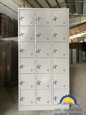 tủ sắt 18 ngăn giá rẻ