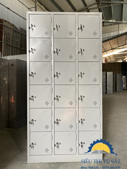 Tủ sắt 18 ngăn 2 tủ sắt 18 ngăn giá rẻ