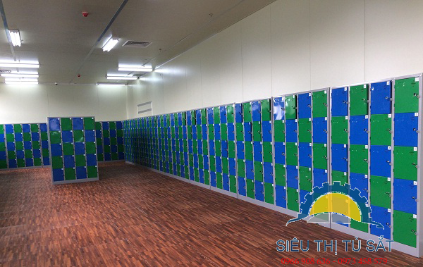 Sản xuất theo đơn đặt hàng tủ locker 20 ngăn tại kcn Quế Võ 4