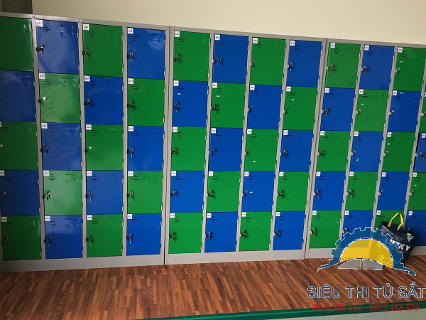 Sản xuất theo đơn đặt hàng tủ locker 20 ngăn tại kcn Quế Võ 2