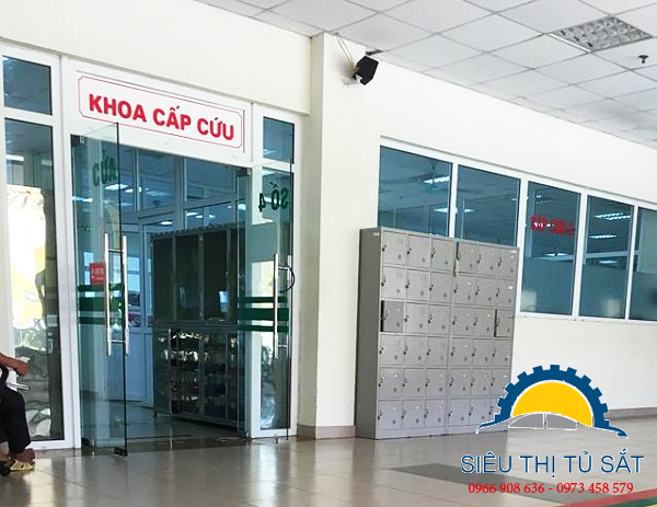 Phân phối 2 tủ locker 21 ngăn tại bệnh viện nhiệt đới Hà Nội 1