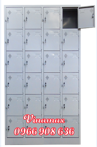 tủ sắt 24 ngăn để ba lô