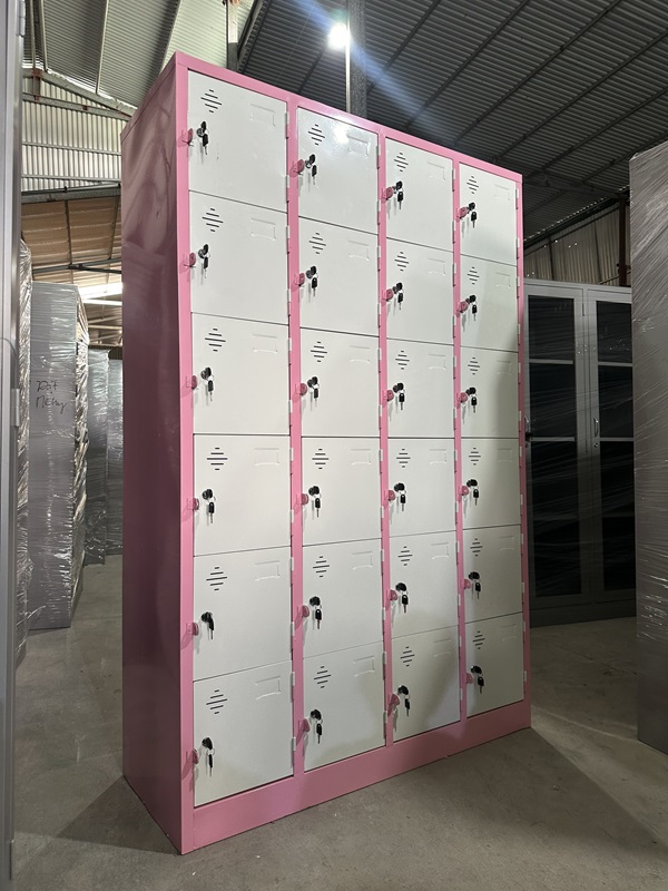Phân phối tủ locker 24 ngăn hồng trắng nổi bật, bắt mắt 2 tu locker 24 ngan2 img 1