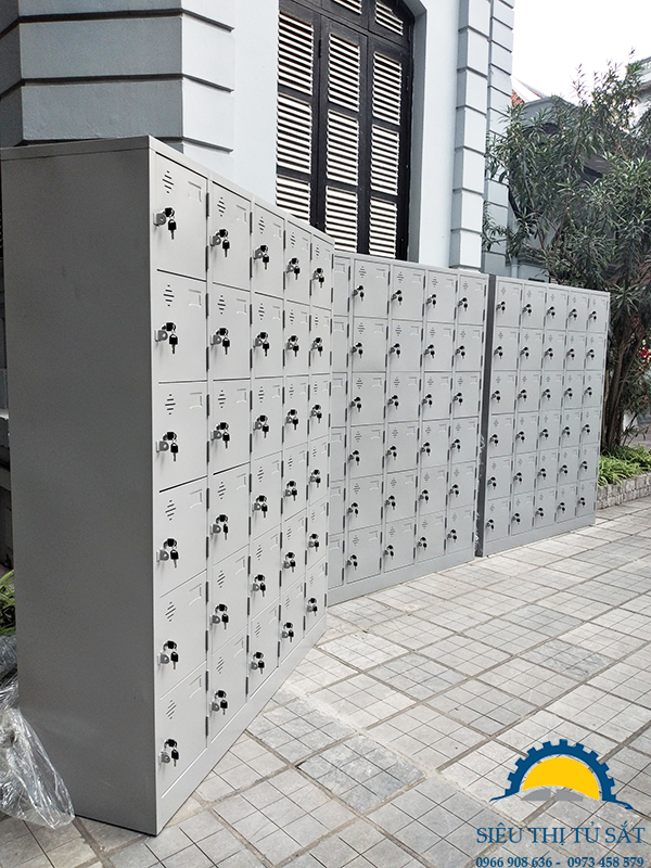 Tủ locker 30 ngăn 3 Tủ locker sắt 30 ngăn Vinamax chất lượng cao