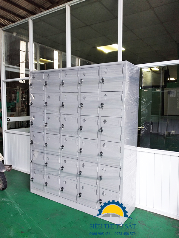 Tủ locker 30 ngăn 4 Tủ locker 30 ngăn giá rẻ bảo hành 12 tháng