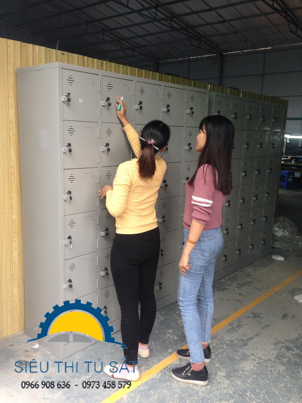 Phân phối 2 tủ sắt locker 30 ngăn tại Hải Dương