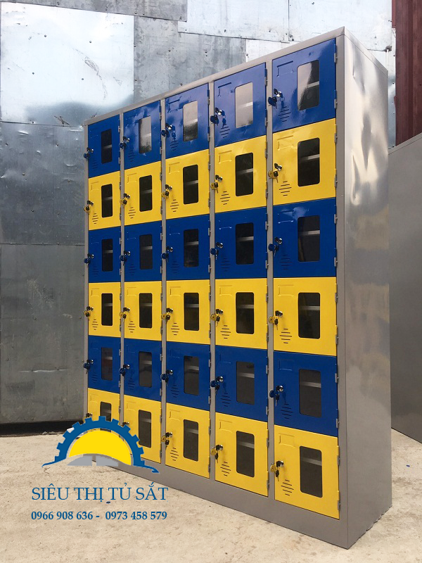 Nhận đơn hàng sản xuất tủ sắt 30 ngăn theo yêu cầu 3 Nhận đơn hàng sản xuất tủ sắt 30 ngăn theo yêu cầu 2