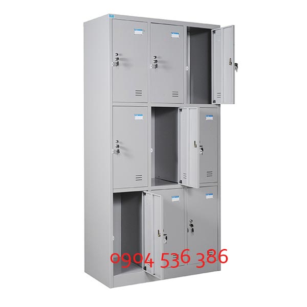 Tủ locker 9 ngăn uy tín, giá rẻ tại Hà Nội
