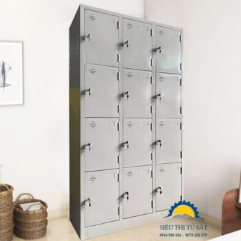 Tủ locker sắt 12 ngăn