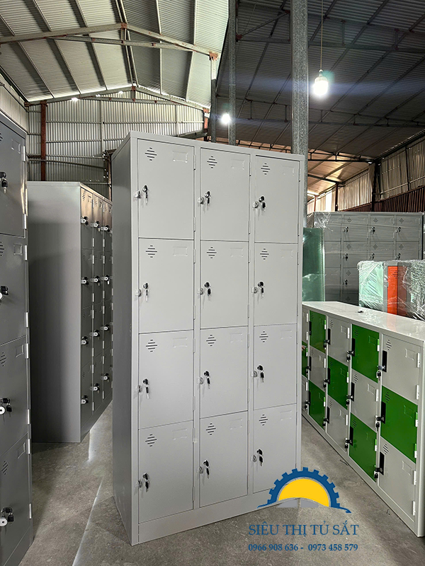 tủ locker sắt 12 ngăn