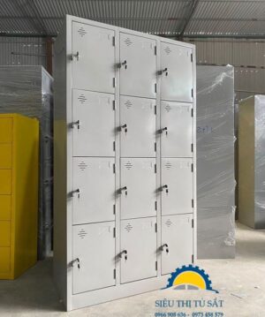 Tủ sắt 12 ngăn tại siêu thị tủ sắt