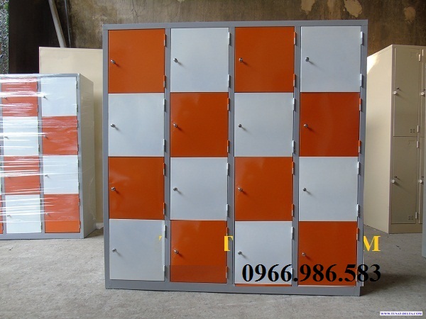 tủ sắt 16 ngăn dành cho học sinh