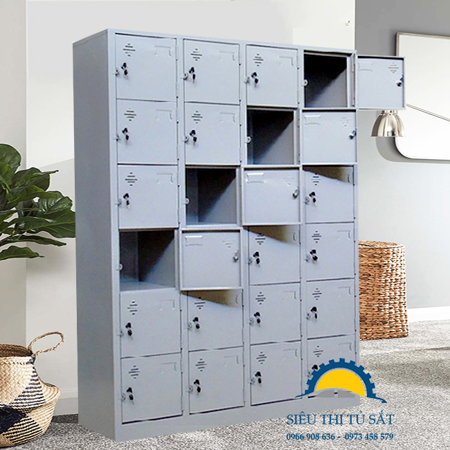 Tủ sắt 24 ngăn 4 Tủ sắt 24 ngăn