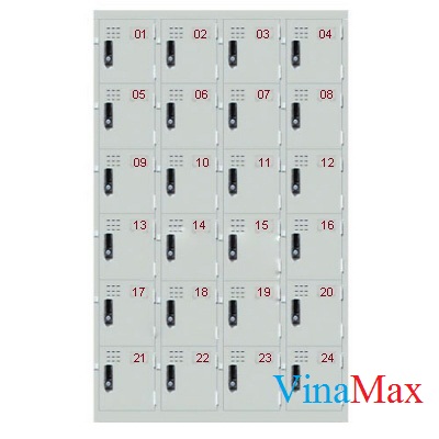 tủ sắt 24 ngăn cho công nhân
