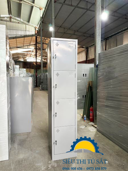 tủ sắt 4 ngăn 1 cột