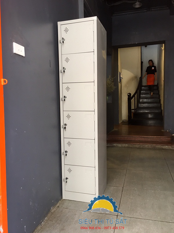 Cung cấp tủ locker 6 ngăn 1 cột