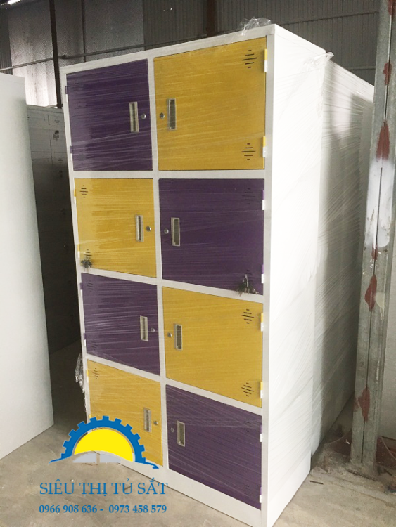 Tủ locker 8 ngăn cung cấp tại Trường Phổ Thông Quốc Tế Việt Nam