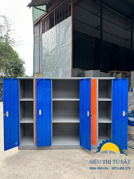 Tủ sắt 6 cánh chăn chiếu