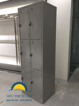 Tủ sắt để đồ 6 cánh