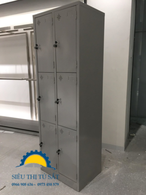 Tủ sắt để đồ 6 cánh
