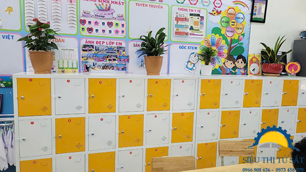 Tủ để đồ học sinh 18 ngăn