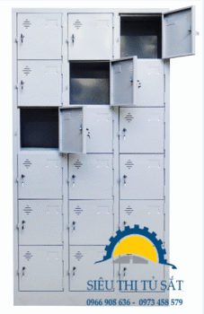 Tủ sắt để đồ nhân viên 18 ngăn