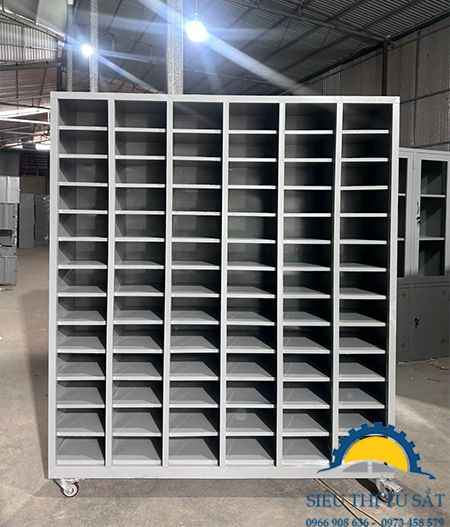 tủ sắt giày dép 72 ngăn