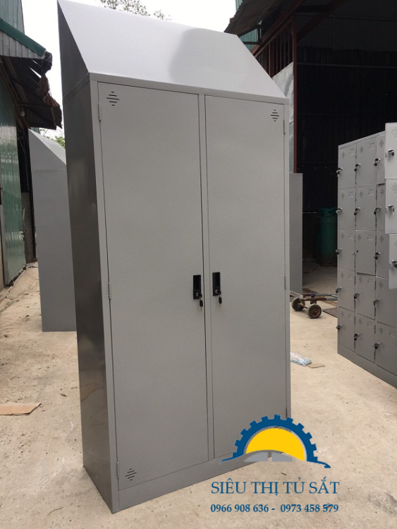 Sản xuất và phân phối tủ sắt K2 mái chéo tại KCN Bắc Thăng Long 1