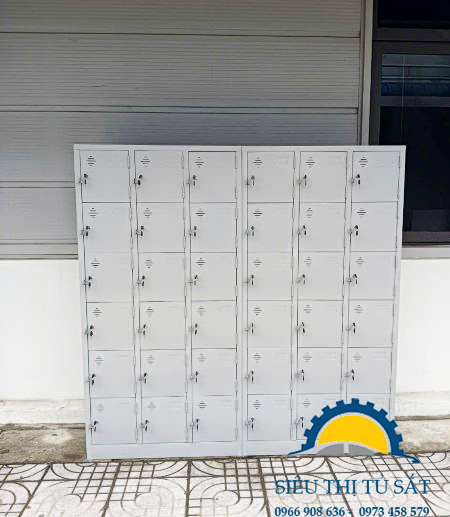 Giao thành công 20 tủ sắt locker 18 ngăn tại Nghệ An 2 tủ sắt locker 18 ngăn