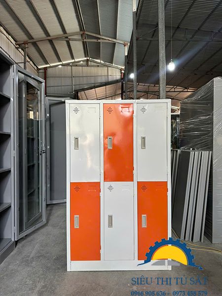 tủ sắt locker 6 ngăn